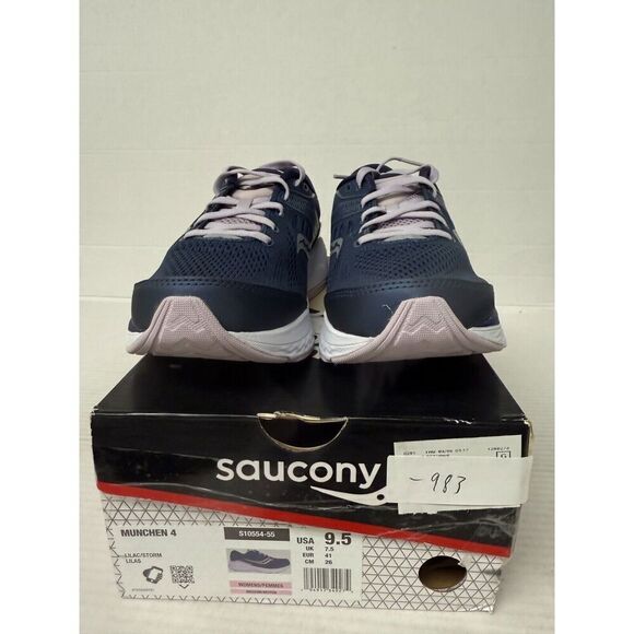 -983 Saucony Numchen 4, Blue, Womens Running Shoes-US 9.5 Womens - Picture 2 of 5